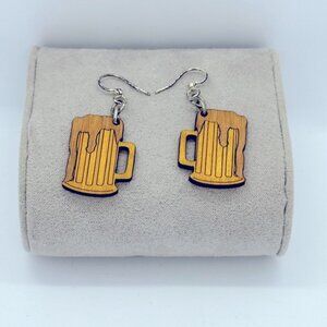 Fun Beer Mug Earrings